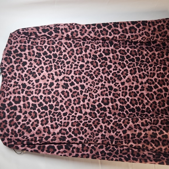 HAPTICS Leopard Print Black and Purple Top - Picture 8 of 8